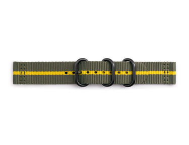 Samsung Premium Strap Grey / Yellow - Gear Sport